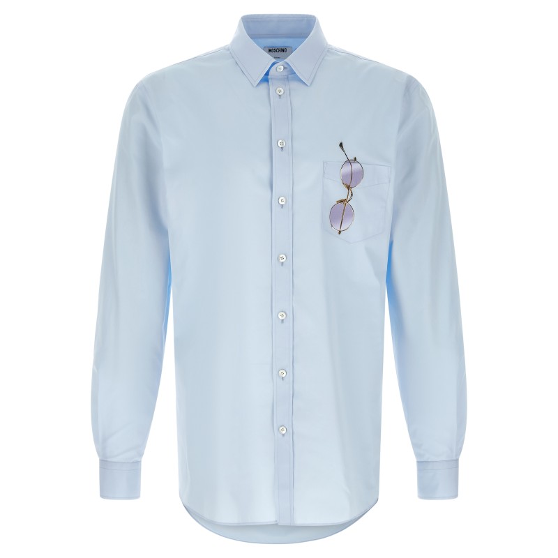 Trompe-l'œil print shirt
