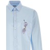 Trompe-l'œil print shirt