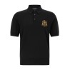 Heraldic patch polo shirt