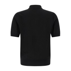 Heraldic patch polo shirt