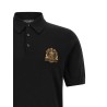 Heraldic patch polo shirt