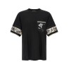 Silk detail T-shirt