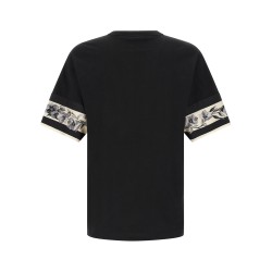 Silk detail T-shirt