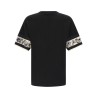 Silk detail T-shirt