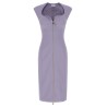 Heart-shaped neckline dress