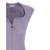 Heart-shaped neckline dress
