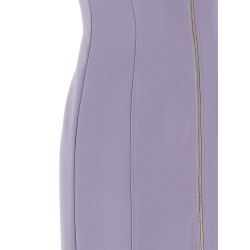 Heart-shaped neckline dress