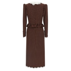 'Polka Dot Midi' dress