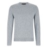 Two-tone yarn sweater