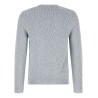 Two-tone yarn sweater