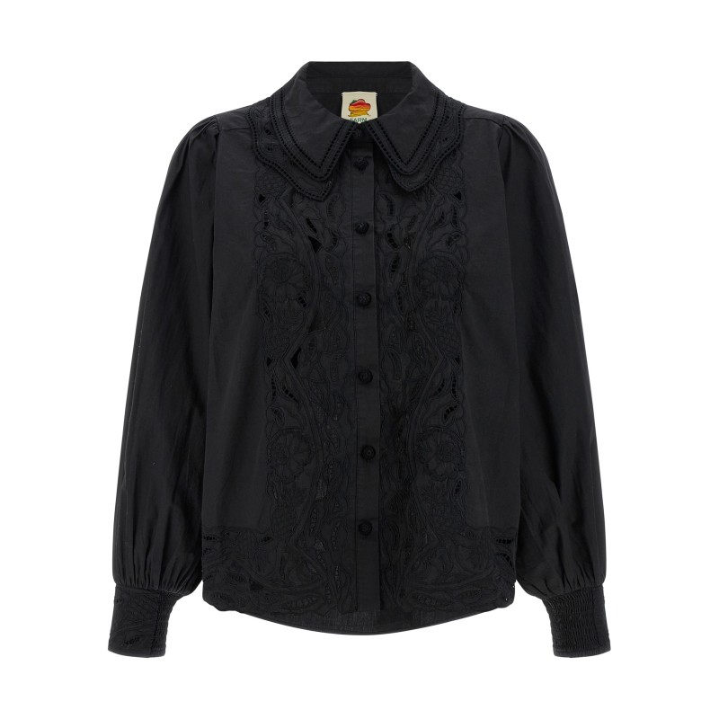 'Black embroidered' shirt