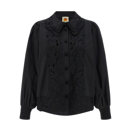 'Black embroidered' shirt