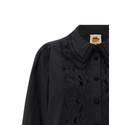 'Black embroidered' shirt