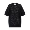 Openwork cotton sweater