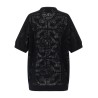 Openwork cotton sweater