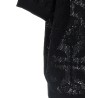 Openwork cotton sweater