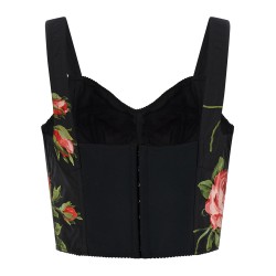 'Bouquet Rose' Bustier Top