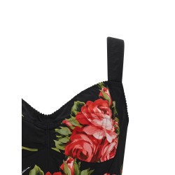 'Bouquet Rose' Bustier Top