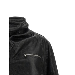 'Cropped Scarf Flight' jacket