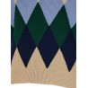 Argyle pattern sweater