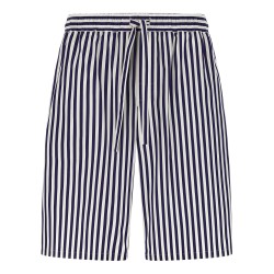 Striped bermuda shorts