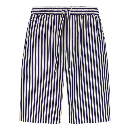 Striped bermuda shorts