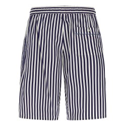 Striped bermuda shorts