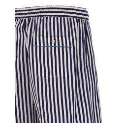 Striped bermuda shorts