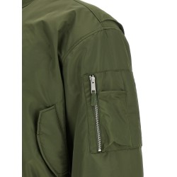 Nylon bomber jacket