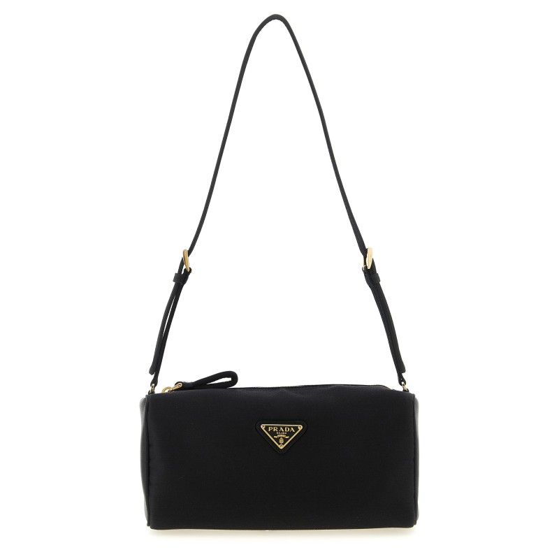 Triangle logo shoulder bag