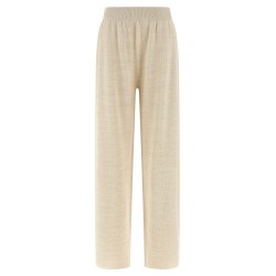 Lamé thread trousers