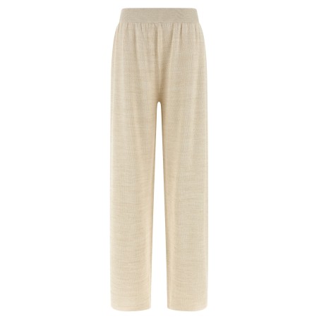 Lamé thread trousers