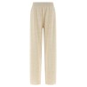 Lamé thread trousers