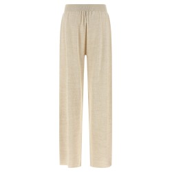 Lamé thread trousers