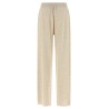 Lamé thread trousers