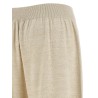 Lamé thread trousers