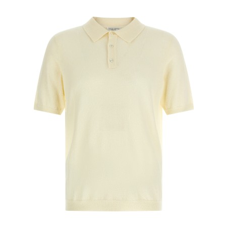 Spongy effect polo shirt
