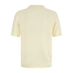 Spongy effect polo shirt