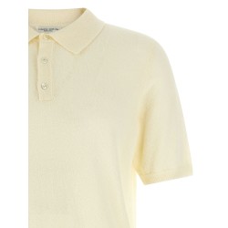 Spongy effect polo shirt