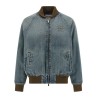 Denim bomber jacket