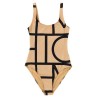 'Monogram' one-piece swimsuit