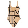 'Monogram' one-piece swimsuit