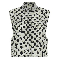 Polka dot crop top