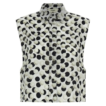 Polka dot crop top