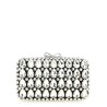 'Black Satin Crystal' clutch