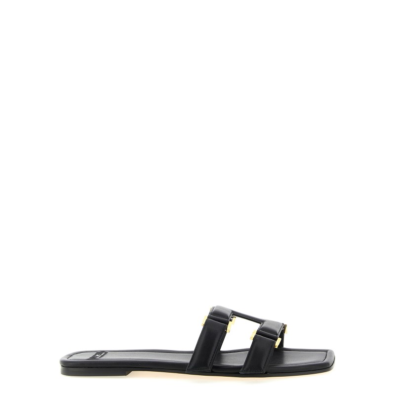 Nappa leather sandals