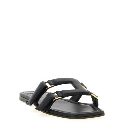Nappa leather sandals