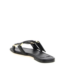 Nappa leather sandals