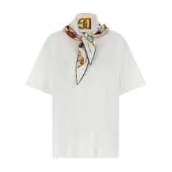 T-shirt with scarf