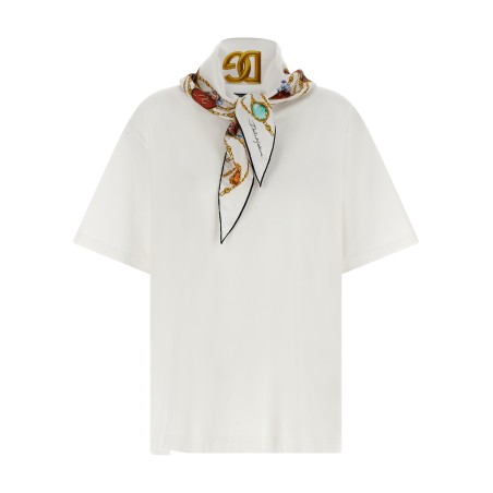 T-shirt with scarf
